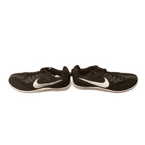 Nike Men’s Track Spikes Black Silver Size 6.5